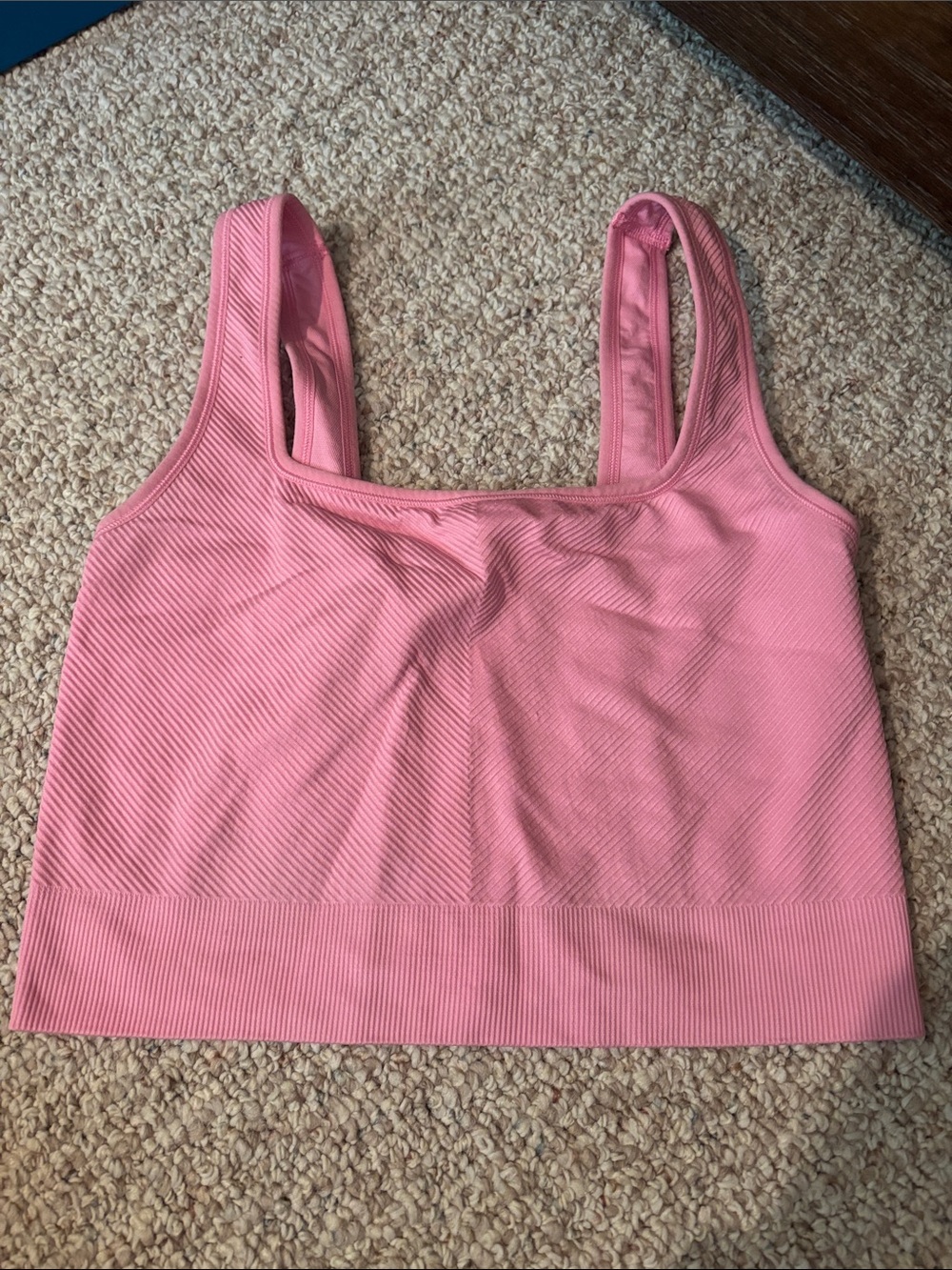 all in motion Pink Ribbed Sports Bra